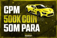 ⭐️[KENDİ HESABINIZA] CPM 500K COİN + 50M PARA⭐️