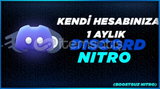 ⚡[KENDİ HESABINIZA]⚡ - DISCORD 1 AYLIK NITRO