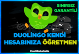 ⭐KENDİ HESABINIZA | Duolingo Öğretmen Sınırsız⭐