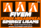 ⭐️Kendi Hesabınıza! ✅FiveM Lisans Anahtarı!
