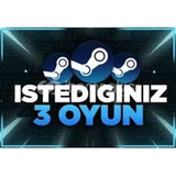 kendi hesabınıza istediğiniz 3 oyun