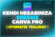 ❄️[Kendi Hesabınıza] Sınırsız Canva Pro