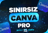 ⭐ [Kendi Hesabınıza + Sınırsız] Canva Pro