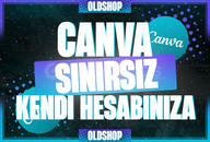 ⭐Canva Pro Sınırsız + Kendi Hesabınıza