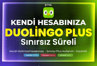 [ Kendi Hesabınıza✅] ⚡Sınırsız - Duolingo Plus