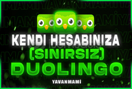 [Kendi Hesabınıza] Sınırsız Duolingo Plus