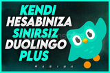 ⭐Kendi Hesabınıza Sınırsız Duolingo Plus⭐