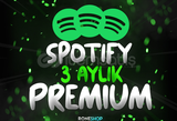 ( KENDİ HESABINIZA ) Spotify 3 Aylık Premium