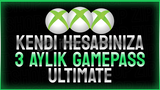 ⭐Kendi Hesabınıza Xbox Gamepass Ultimate 3 Ay⭐