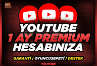⭐Kendi Hesabınıza Youtube Premium 1 Ay Garanti⭐