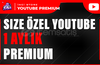 Kendi Hesabınıza | Youtube Premium 1 Aylık