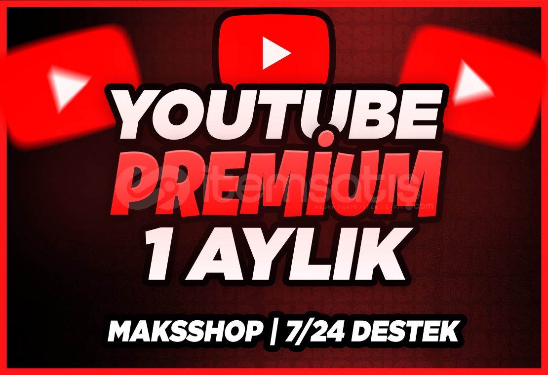 ✨Kendi Hesabınıza Youtube Premium + Music 1 Ay✨ ✨Kendi Hesabınıza Youtube Premium + Music 1 Ay✨