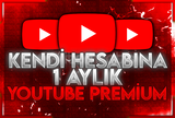 KENDİ HESABINZA | 1 AYLIK YOUTUBE PREMIUM