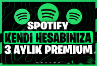Kendi Hesabınza | 3 Aylık Spotify Premium Kod