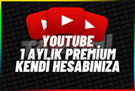 ⭐KENDİ HESBINIZA 1 AYLIK YOUTUBE PREMİUM⭐