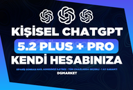 ✨KENDİ HESABINIZA 1 AY CHATGPT PLUS 5.2+5.2 PRO✨