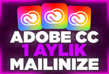 [KENDİ MAİLİNİZE] 1 AYLIK ADOBE CC + + Garanti