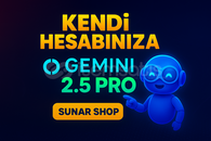 ⚡ ( KENDİ MAİLİNİZE! ) Gemini PRO + Veo3 - 1 AY