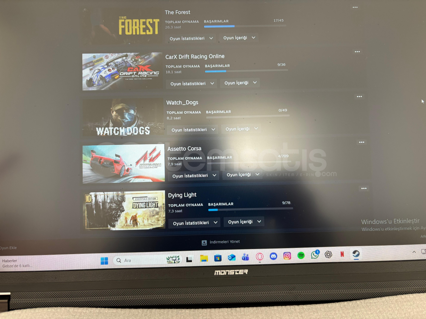 Kendi şahsi steam hesabım satılıktır