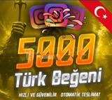 Yılbaşına özel Keşfet etkili 5000-Türk Beğeni 