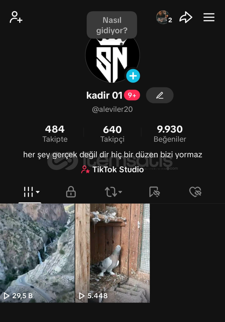 KEŞFET AÇIK TİKTOK HESABI 650 TAKİPÇİ  KEŞFET AÇIK TİKTOK HESABI 650 TAKİPÇİ