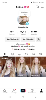 KEŞFET DELİSİ SÜPER HESAP 45 K 1.5 M BEĞENİLİ