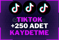 ⭐[KEŞFET ETKİLİ] +250 TİKTOK GERÇEK KAYDETME