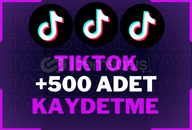 ⭐[KEŞFET ETKİLİ] +500 TİKTOK GERÇEK KAYDETME