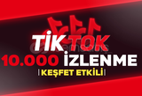 ⭐(Keşfet Etkili) Tik Tok 10.000 İzlenme⭐