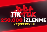 ⭐(Keşfet Etkili) Tik Tok 250.000 İzlenme⭐