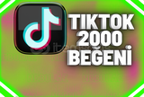 (KEŞFET ETKİLİ) Tiktok 2000 Gerçek Beğeni 