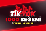 ⭐[KEŞFET ETKİLİ] TikTok 1000 BEĞENİ⭐