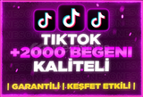 ⭐️[KEŞFET ETKİLİ] TİKTOK 2000 BEĞENİ