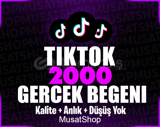 ⭐[KEŞFET ETKİLİ] TİKTOK 2000 GERÇEK BEĞENİ⭐