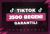 (KEŞFET ETKİLİ) Tiktok 2500 Beğeni