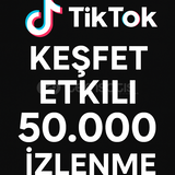 Keşfet Etkili - TikTok 50.000 Türk İzlenme