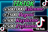 GARANTİLİ TikTok Paketi⭐Keşfet Etkili⭐