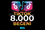 ⚜️[KEŞFET ETKİLİ] TikTok 8000 Beğeni⚜️