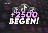 Tiktok 2500 Beğeni ⭐ Garantili & Kaliteli