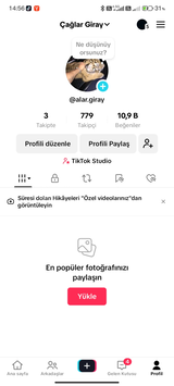 Keşfet hesabı 10k beğenili bot yok