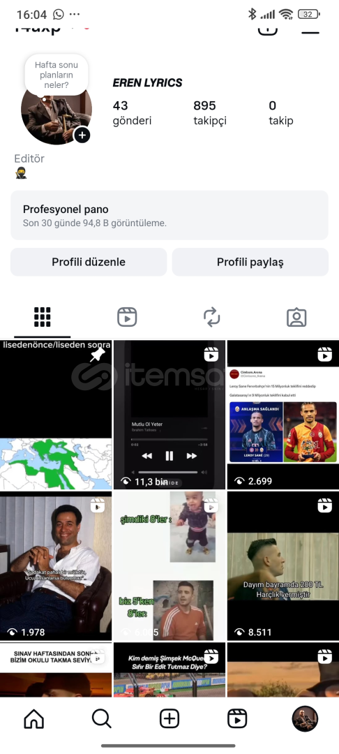 Keşfet li Instagram hesap sabit video 1.5m Keşfet li Instagram hesap sabit video 1.5m