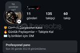 KEŞFETİ AÇIK 135 TAKİPÇİLİ FAN SAYFASİ