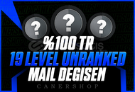  KESİN TR - 19 LEVEL - UNRANKED - MAİL DEĞİŞEN