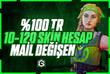 Kesin Tr Sunucu 10-120 Skin Mail Değişen Hesap