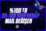 Kesin Tr Sunucu 30-40 Skin Mail Değişen Hesap