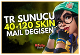 ⭐Kesin TR Sunucu 40-120 Skin Mail Değişen Hesap