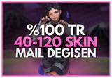 ⭐Kesin TR Sunucu 40-120 Skin Mail Değişen Hesap