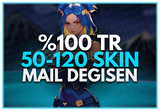 ⭐Kesin TR Sunucu 50-120 Skin Mail Değişen Hesap