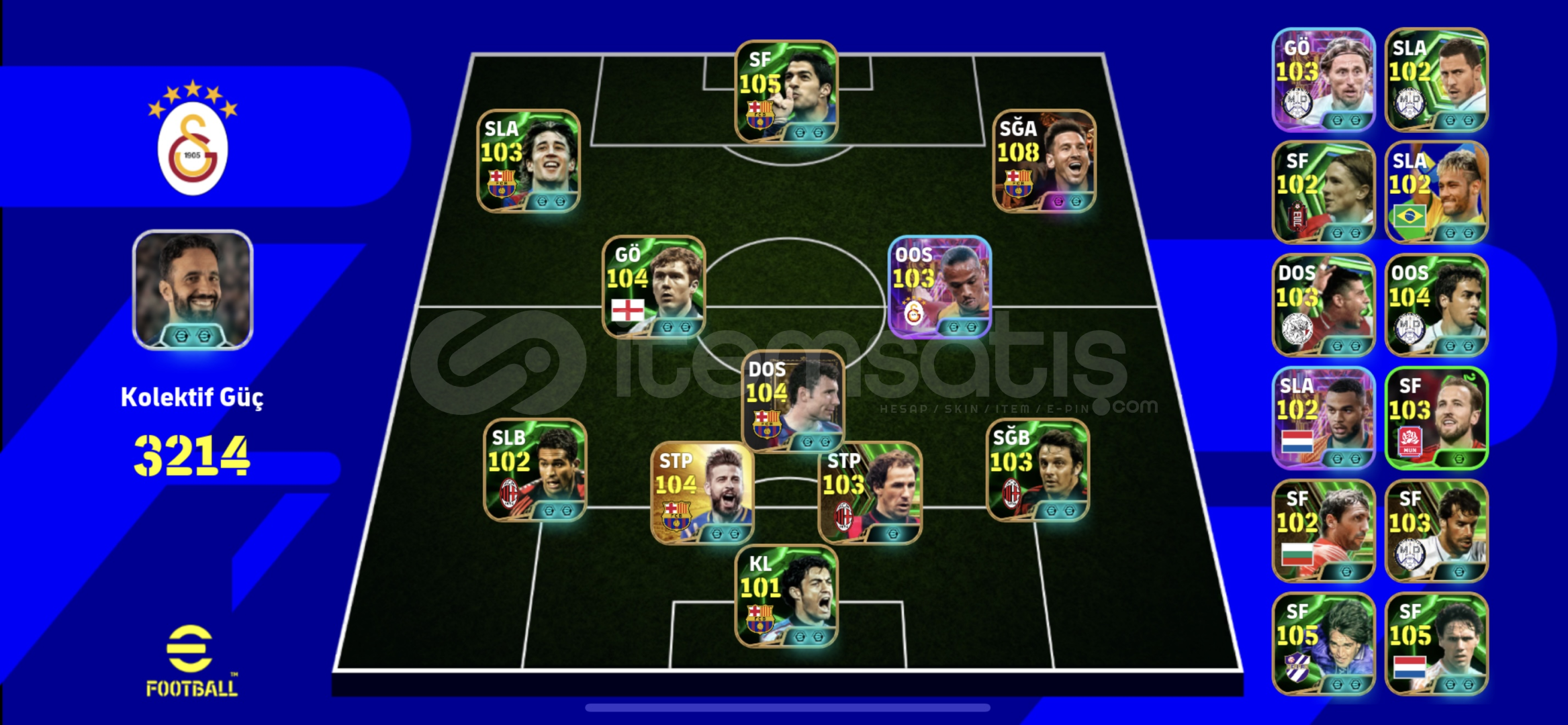 (KG 3214) 2 BOMBACI MESSİ+SANE)+SUAREZ+PİQUE (KG 3214) 2 BOMBACI MESSİ+SANE)+SUAREZ+PİQUE