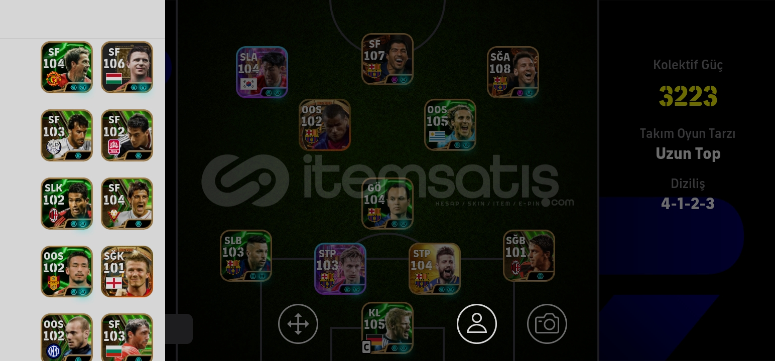 KG(3223) 2 BOMBACI 107 SUAREZ 106 PUSKAS KG(3223) 2 BOMBACI 107 SUAREZ 106 PUSKAS